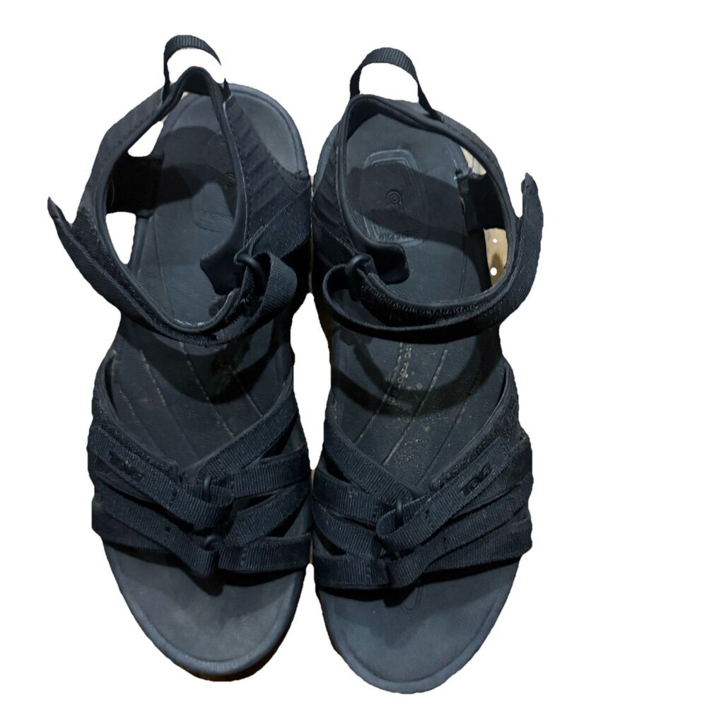 Teva Tirra 4266 Sandals for Women, Size 11 Black